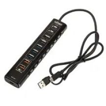 Nitro Concepts UH1, 10-port hybrid USB hub, USB 3.2