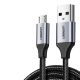 3. Ugreen US290 60146 USB-A / micro USB 2.4A cable 1m - gray
