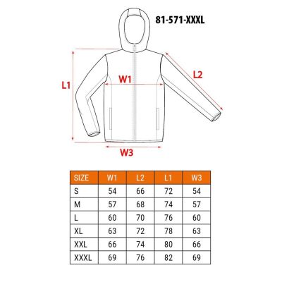 NEO tools 81-571-XXXL workwear jacket