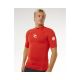 5. Men's Lycra RIP CURL Waves Upf Perf S/S red