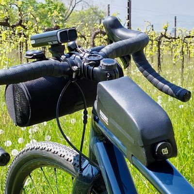13. Rockbros AS-134 ROAD TO SKY 0.9L Frame Bag Waterproof - Black