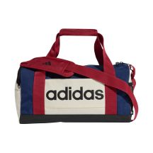adidas Linear Duffel XS bag navy blue, red, and beige KE5544