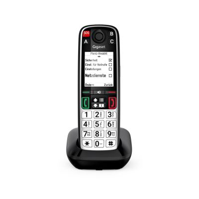 7. Gigaset EASY 500 Analog/DECT Telephone Caller Name and ID Black, Silver