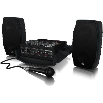 Behringer PPA200 PA system 200 W floor standing PA system Black