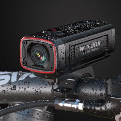4. AKEEYO AKY-710S sports camera 4K video recorder for motorcycle handlebar - black
