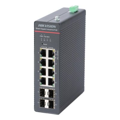 Hikvision DS-3T1512HP-SI-8P4FKIT switch (75W)