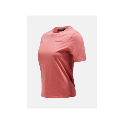 2. Peak Performance W Original Small Logo Tee Pink T-Shirt
