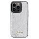 3. Guess Sequin Script Metal case for iPhone 14 Pro Max - silver