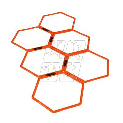 Combined coordination wheels Hexa hoops 6 pcs. Yakimasport 100268