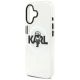 6. Karl Lagerfeld IML Karl Sketch Logo MagSafe Case for iPhone 17 - Transparent