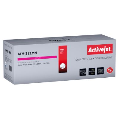Activejet ATM-321MN Toner (replaces Konica Minolta TN321M; Supreme; 25,000 pages; red)