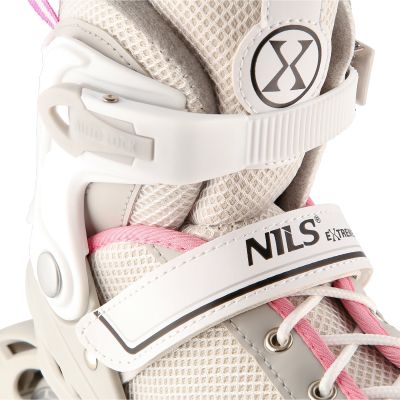 6. NH18188A 2in1 GREY-PINK SIZE S(29-33) ROLLER SKATING WITH HOCKEY SLIDE NILS EXTREME