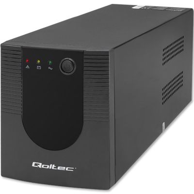 12. Qoltec 53777 UPS line-interactive technology 2 kVA 1200 W 4 x power sockets
