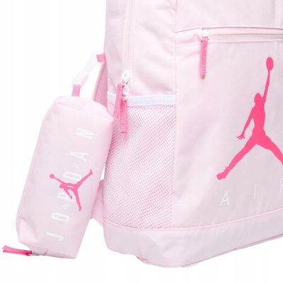 3. Air Jordan Jumpman School Pencil Case Backpack Pink + Pencil Case - 9B0503-I0A