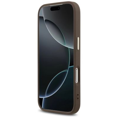 5. Guess 4G Big 4G Classic Logo Case for iPhone 17 Pro Max - Brown and Gold