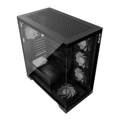 3. MIDITOWER MATX computer case without power supply INVADERXMT-BKCWW ADATA