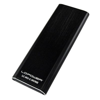2. LC-Power LC-M2-C-NVME Hard Drive Enclosure SSD Case Black M.2