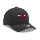 3. New Era 9FORTY Chicago Bulls NBA Team M-Crown Black Snapback Cap - 60755469