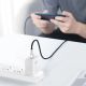 12. Baseus Cafule Series Metal Data USB-C / USB-C PD QC SCP 100W 5A 2 m cable - green