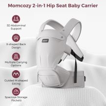 Momcozy Air Mesh Hip Seat Carrier, Gray