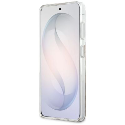 5. Guess IML Leopard Print Triangle MagSafe Case for Samsung Galaxy S26 - Brown