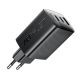 3. Acefast A108 GaN PD 67W 2xUSB-C 1xUSB-A Wall Charger - Black