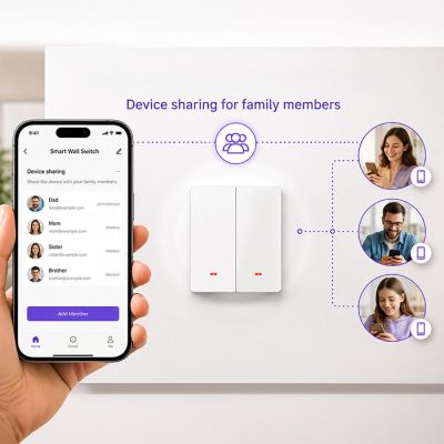 5. QOLTEC LIGHT ON/OFF SWITCH | 2-CHANNEL | WI-FI | TIMER | TUYA | WHITE