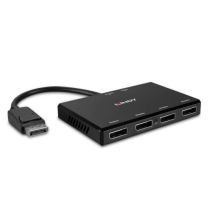 Lindy 38431 DisplayPort Hubs and Concentrators Black