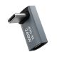 2. Wozinsky WPKF-01 USB-C - USB-C 40Gb/s 240W 8K OTG Angled Adapter - Gray