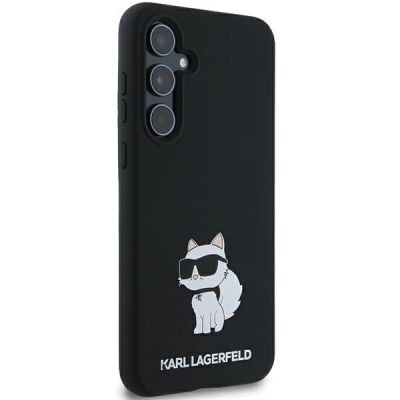 4. Karl Lagerfeld Silicone Choupette case for Samsung Galaxy A35 - black