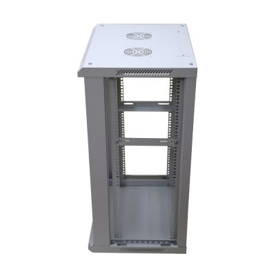 2. Extralink - 19" 15U 600x450 Gray Wall Mounted Cabinet