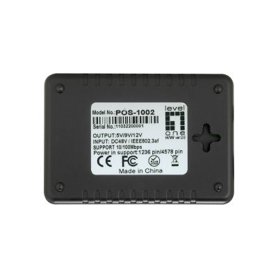 4. LevelOne POS-1002 Network Splitter PoE Support Black