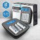 6. EVERACTIVE USB-C Ni-MH Battery Charger NC1000MV2