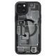 2. Spigen Ultra Hybrid Mag Case with MagSafe for iPhone 15 Plus - Dark Gray (Zero One Pattern)