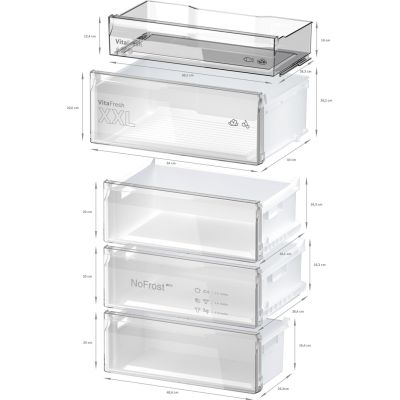 9. BOSCH KGN49OCAF fridge-freezer