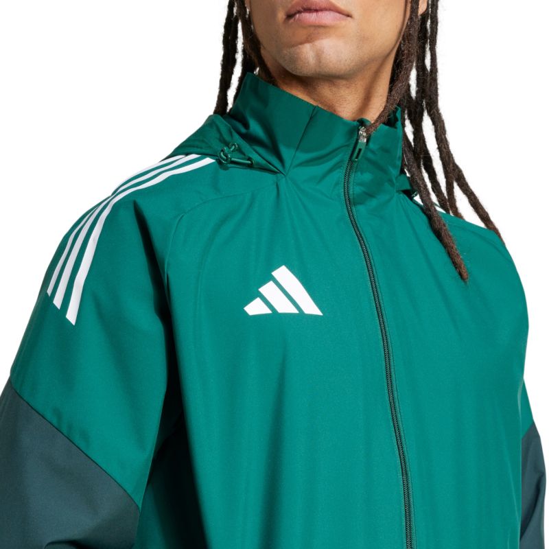 5. adidas Tiro 25 Competition All-Weather Men's Jacket Green JI8936