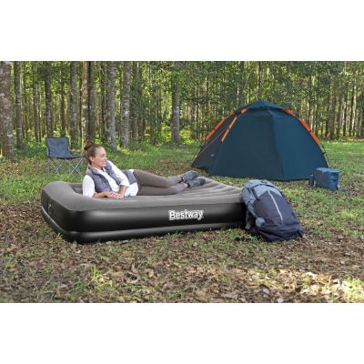 34. Bestway 671BU Air Mattress Double Mattress Gray
