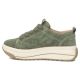 3. Filippo DP7959 green leather platform sneakers