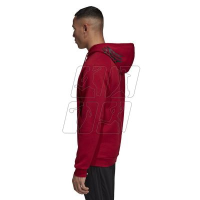 3. Sweatshirt adidas Tango Sweat Hoody M DZ9613 red