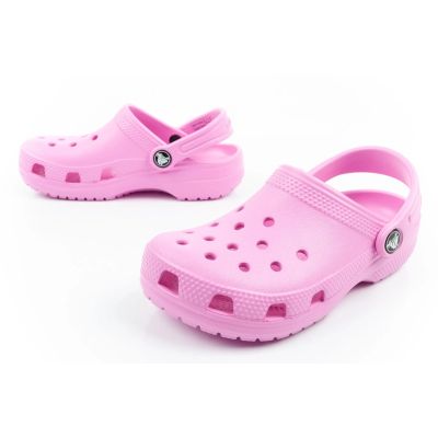 8. Crocs Classic children's clog sandals, fashionable pink, comfortable, lightweight
