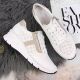 13. Rieker W N6304-80 white leather wedge shoes