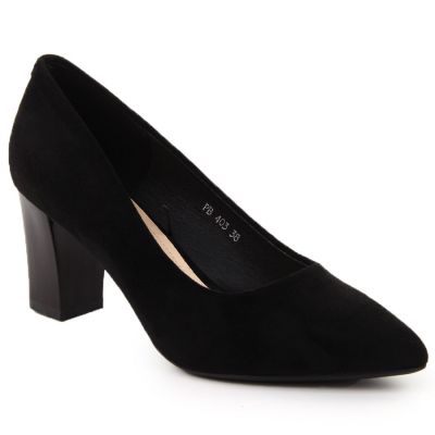 7. Sergio Leone W PB403 SK429B Block Heel Pumps