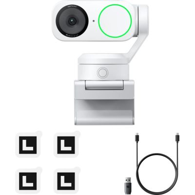 2. Insta360 CINSABNB_2 Webcam 3840 x 2160 px USB-C White