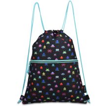 PREMIUM SCHOOL DRAWSTRING BAG/BACKPACK WITH SEMI LINE PRINT