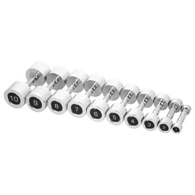 3. Set of HMS chrome dumbbells
