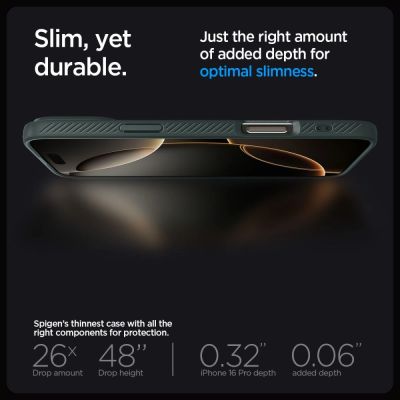 11. Spigen Liquid Air Case for iPhone 16 Pro Max - Green