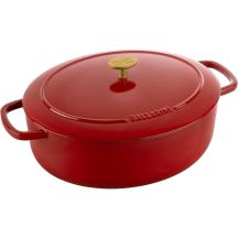 Oval cast iron pot BALLARINI BELLAMONTE 75003-566-0 - 5.5 ltr red
