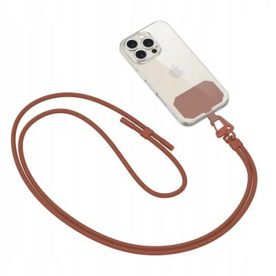 6. Tech-Protect C5S Rope Crossbody Strap Leash - Brown