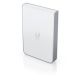 11. Access Point Wi-Fi 6 Ubiquiti UniFi U6 In-Wall 2.4GHz(2x2)/5GHz(4x4)/6GHz(–) PoE+/PoE 4x1G 1x2.5G
