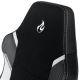 5. Nitro Concepts X1000 Gaming Chair Upholstered Seat Black, White